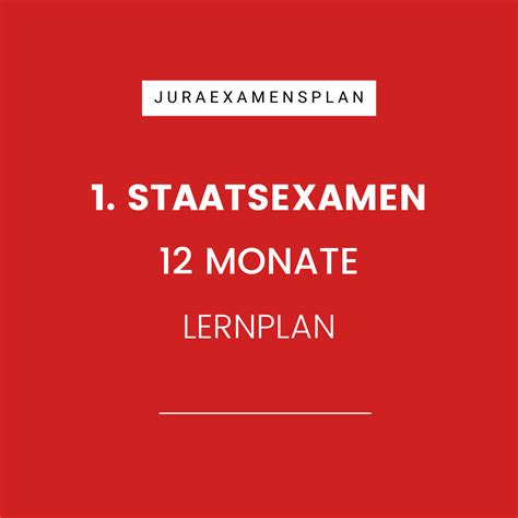 Monate Interaktiver Lernplan F R Dein Examen Alle Themen