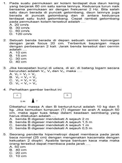 Soal Lomba Ipa 2022 Kelas 92 Babak 1 Pdf