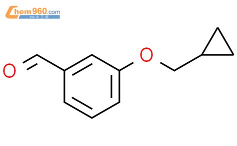 3 环丙基甲氧基 苯甲醛CAS号58986 61 1 960化工网