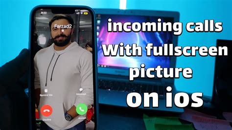 How To Have Incoming Calls With Fullscreen Picture On Iphone Youtube