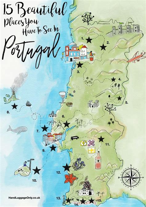 Mapa De La Gu A De Viajes De Portugal Mapa De Viajes De Portugal