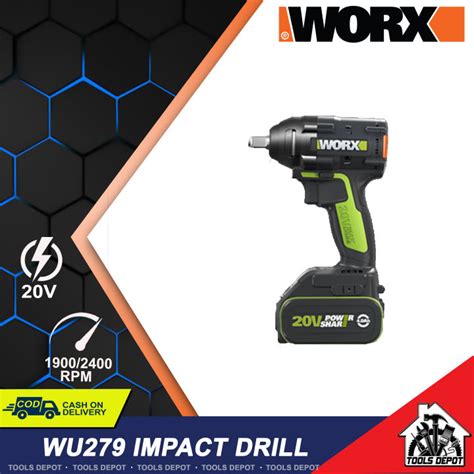 Worx Wu279 Brushless Impact Wrench Lazada Ph