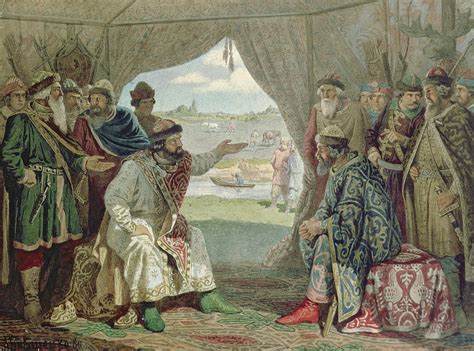 The Convention Of Princes With Grand Duke Vladimir Monomakh II 1053 ...