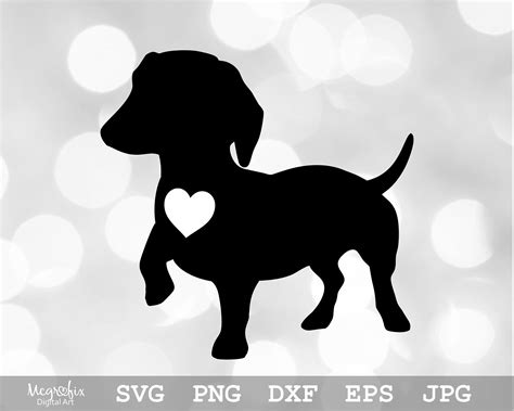 Dachshund Svg Dachshund Heart Svg Weenie Dog Svg Wiener Dog Svg Dog Mom