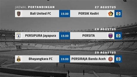 Live Indosiar Link Tv Online Streaming Bali United Vs Persik Liga