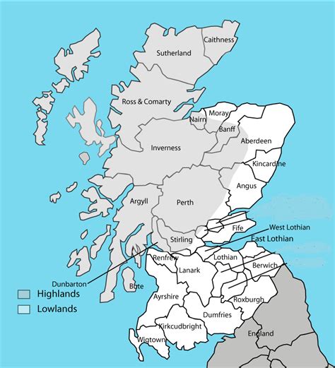 Scottish Clan Map