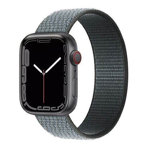 Nylon Armband Apple Watch Mm Storm Grey Elgiganten Elgiganten