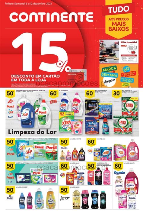 Antevisão Folheto CONTINENTE LIMPEZA Promoções 6 dezembro a 12 dezembro