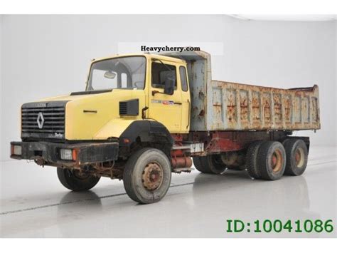 Renault CBH 280 - 6X4 1990 Tipper Truck Photo and Specs