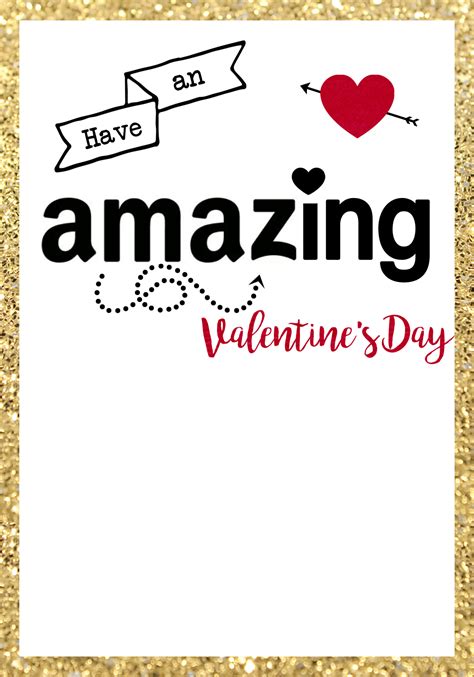 Amazon Valentine Card Printable - Paper Trail Design