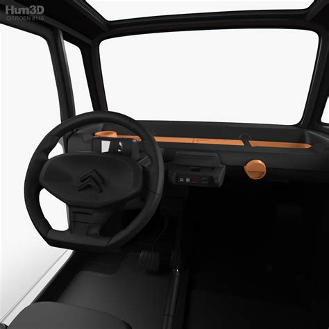 Citroen Ami with HQ interior 2021 3D model - Vehicles on Hum3D