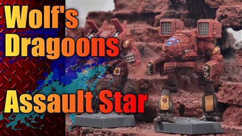 Battletech Wolf S Dragoons Assault Star Painted YouTube