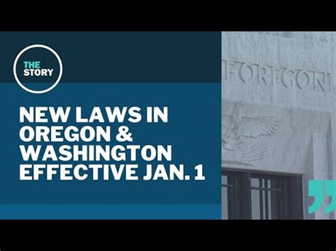 Here Are The New Oregon Laws That Went Into Effect On Jan Youtube