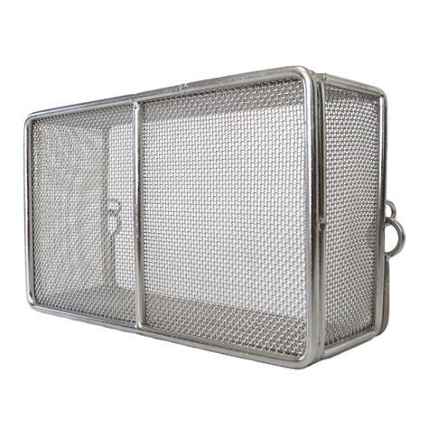 Rectangle Stainless Steel Wire Mesh Basket For Medical Disinfection