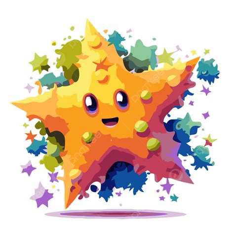 Aglomerado De Estrelas Vetor Png Adesivo Clipart Estrela Do Mar