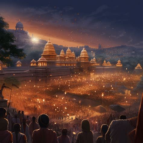 The return of Lord Ram to Ayodhya | Behance :: Behance