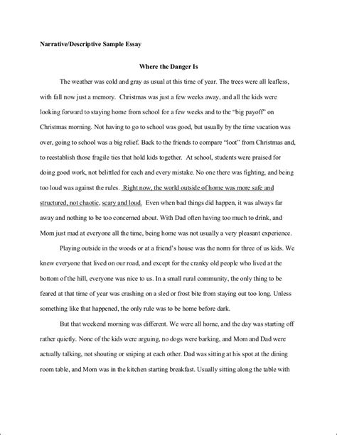 Descriptive Essay 11 Examples Format Pdf Examples