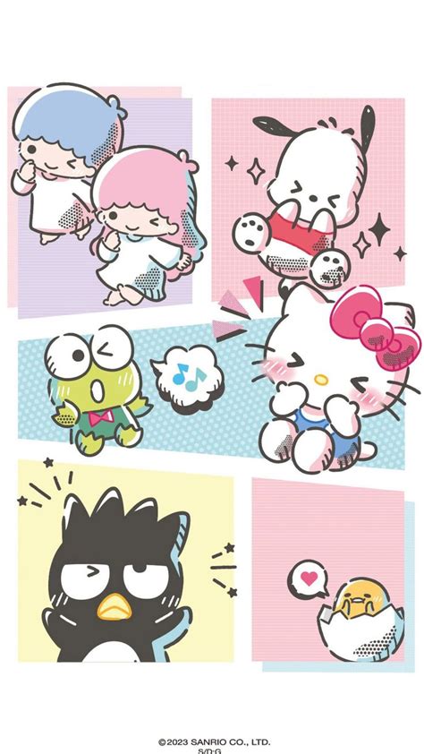 Hello Kitty Y Sus Amigos En 2023 Pegatinas Bonitas Dibujos Bonitos