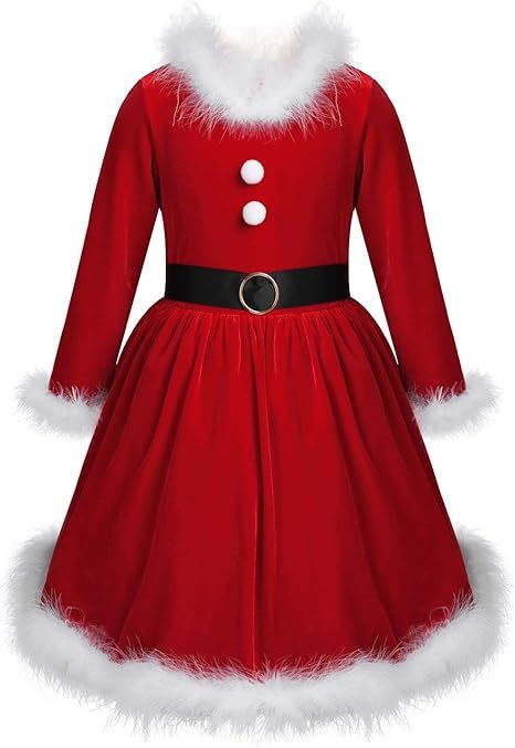 Feeshow M Dchen Weihnachten Kleid Kinder Baby Weihnachtskost M Santa