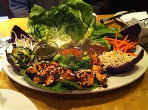 Thai Lettuce Wraps From The Cheesecake Factory Recipe Lettuce Wrap Sauce Thai Lettuce Wraps