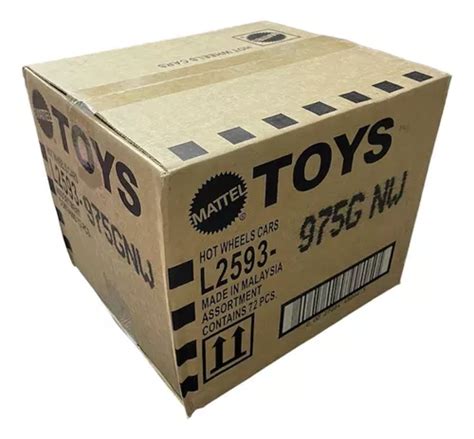 Caja Hot Wheels Mattel 72 Piezas Letra G 2024 100 Sellada Envío gratis