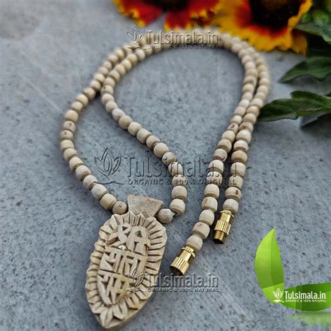 Sitaram Handmad Design Original Tulsi Locket Mala Tulsi Mala