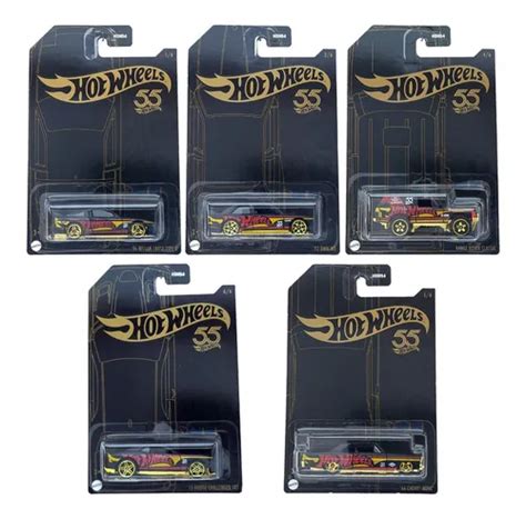 Hot Wheels Temáticos Black And Yellow 55th Set C 05 Hdh54