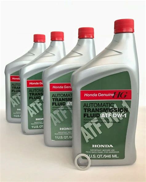 Quart Honda Automatic Transmission Fluid Atf Dw With Washer For