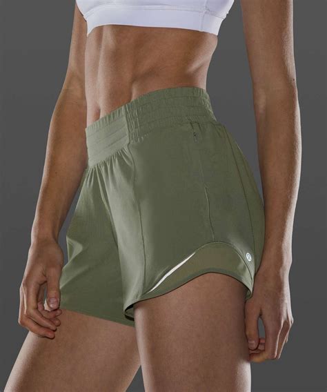 Lululemon Hotty Hot Short High Rise Rosemary Green Lulu Fanatics