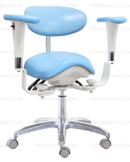 Ergonomic Dental Operator Stool With Armrests Surgeon Chair