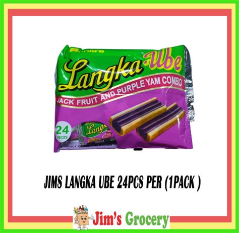 Jims Annies Langka Ube Jack Fruit And Purple Yam Combo 24pcs Per