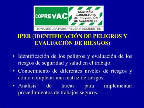 Ppt Iper Identificaci N De Peligros Y Evaluaci N De Riesgos