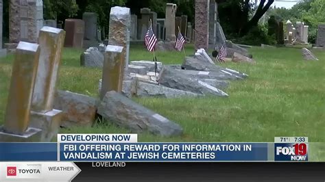 Fbi Offering Reward For Info On Jewish Cemetery Vandals Youtube