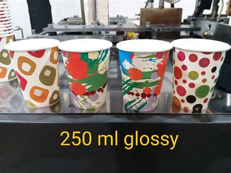 250ML SPECTRA GLOSSY Multicolor 250 ML Cold Beverages Disposable Cup