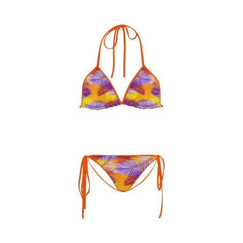 Tropical Summer Pop Art Hipster Custom Bikini Swimsuit Id D