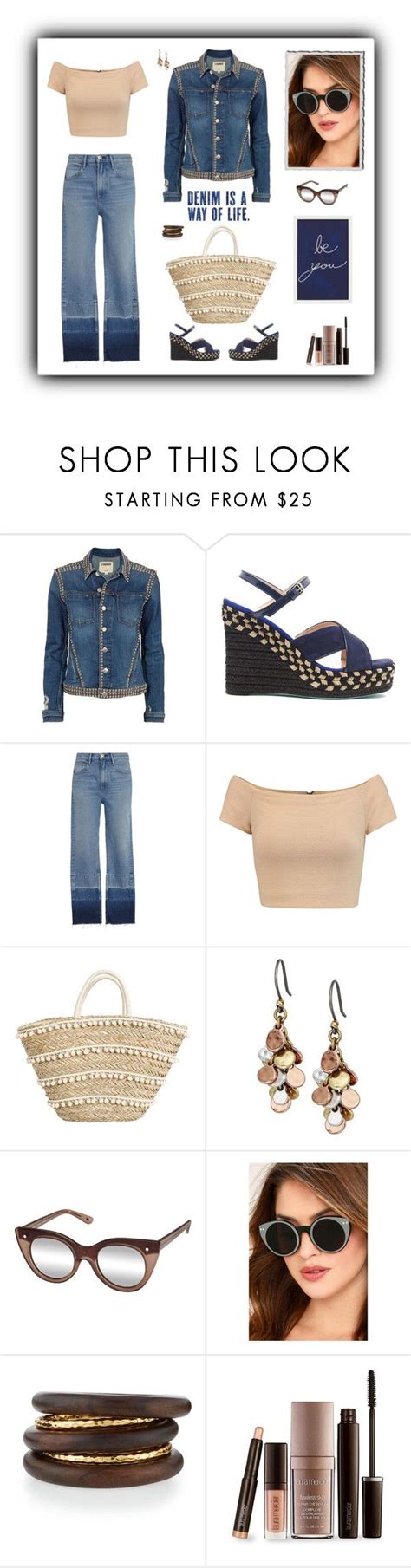 Denim And Nude By Sherry On Polyvore Featuring L Agence X Alice Olivia Lucky Brand
