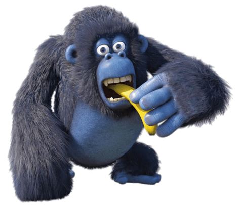 Download Miguel The Gorilla Eating Banana Transparent Png