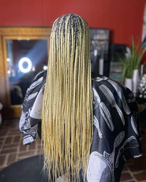 Dazzling Blonde Knotless Braids To Try Now Blackshome