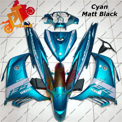 Yamaha Lc 135 Cover Set Cyan Exciter Gp Cyan V2 V3 V4 V5 V6 Lazada