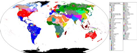 Map of the world's language families [1880x740] : MapPorn