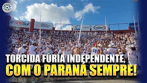 Torcida F Ria Independente Apoiando O Paran Clube Na Segunda Divis O