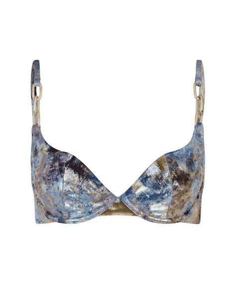 Twinkle Bikini Top Petrol In Petrol Agent Provocateur Outlet