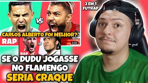 DUDU Vs GABIGOL ARRASCAETA Vs CARLOS ALBERTO Batalha De Rap Ft