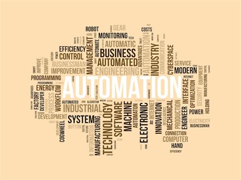 Premium Vector Word Cloud Background Concept For Automation