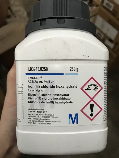 Iron Iii Chloride Hexahydrate Malaysia Bio Lab