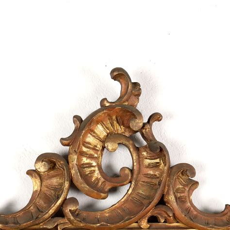 Specchiera In Stile Barocchetto Antiquariato Cornice Dorata Specchi