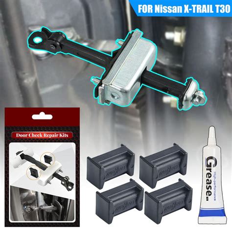 4 Stuks Auto Deur Controleer Strap Stopper Reparatie Kit Voor Nissan X Trail T30 T31 2000 2015