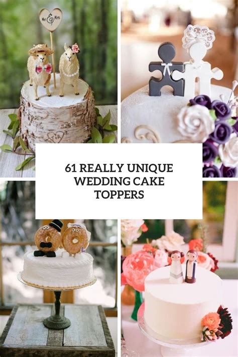 Unique Wedding Cake Toppers