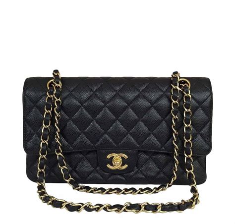 Chanel Black Classic Medium Flap Bag | Baghunter