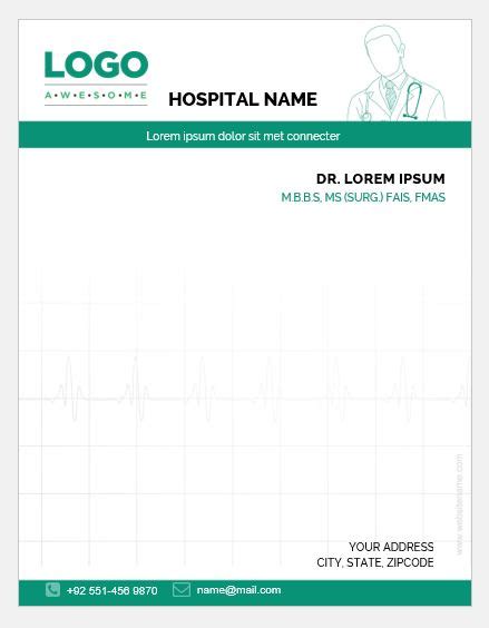 Doctors Prescription Template Word Creative Design Templates